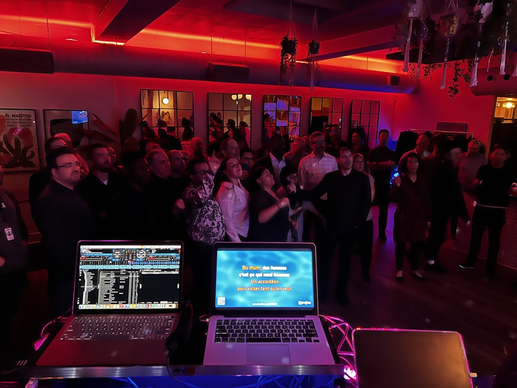 Office party karaoke — 5