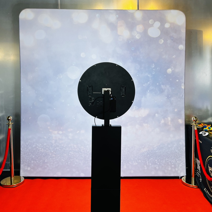 Photobooth numérique installé pour un événement sur la Rive-Sud