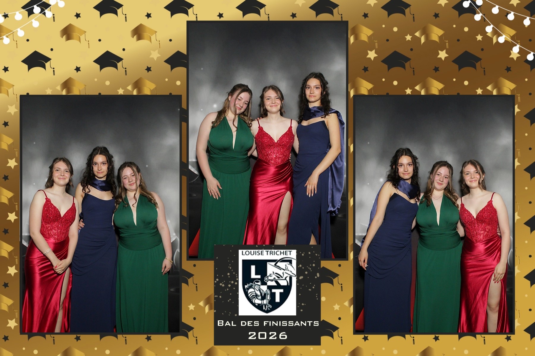Diseño fotográfico personalizado para una graduación